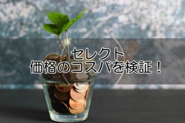 セレクトの料金は高い？月額プランや価格のコスパを検証！クーポン情報も！