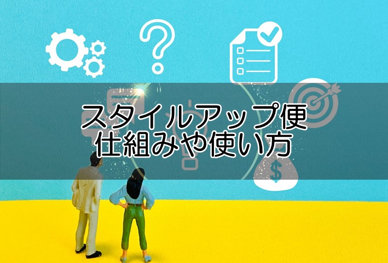 スタイルアップ便の仕組みや使い方は難しい?買取購入型だから返却不要で簡単!